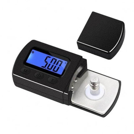 Needle Pressure Gauge Stylus For Precise Weight Measurement compact digital micro scale 0.01g precision with protective cover