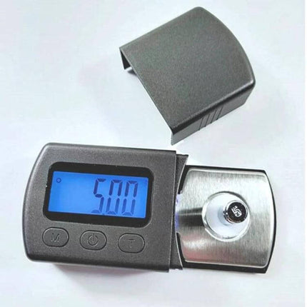 Needle Pressure Gauge Stylus For Precise Weight Measurement compact digital micro scale 0.01g precision 96×43×20mm portable with protective cover