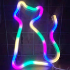 Battery or USB / Colorful Cat