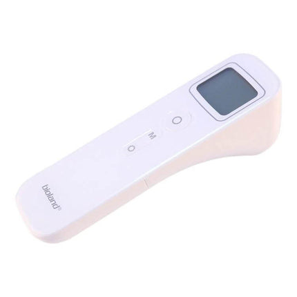 Non Contact Ear And Forehead Infrared Thermometer For Family Use - compact white non-contact forehead and ear digital thermometer with LCD