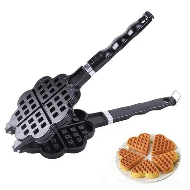 Non-Stick Metal Waffle Maker Mould for Perfect Waffles 