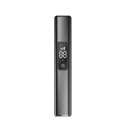 Nose Hair Trimmer With Rechargeable Battery For Daily Grooming – compact pen-sized stainless steel trimmer with digital display for precise daily grooming