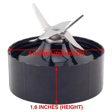 NutriBullet 1200W Cross Blade Replacement For Blenders stainless steel 4-inch diameter cross blade assembly for 1200W extractor