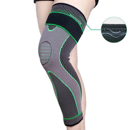 Nylon Knitted Riding Knee Pads XXL For Everyday Comfort breathable adjustable knee support with anti-slip straps