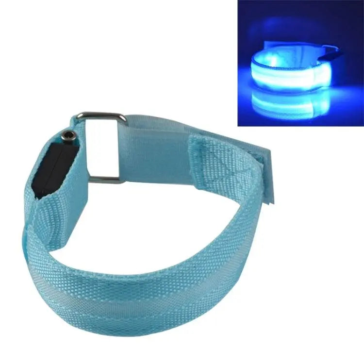 Nylon Night Sports LED Light Armband Bracelet, Multiple Colors