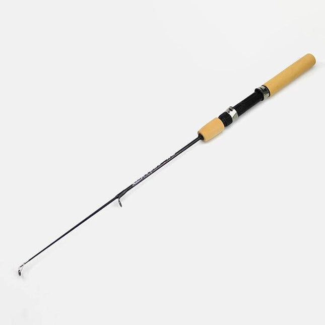 Portable Ice Fishing Rod, 27 cm, Lightweight for Easy Carry - compact carbon fiber ice rod collapsed 27 cm, extended 60 cm for easy transport