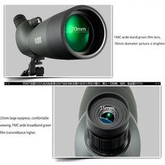 Powerful 25-75x70 Zoom Monocular Telescope for Outdoor Astronomy and Birdwatching