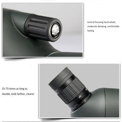 Powerful 25-75x70 Zoom Monocular Telescope for Outdoor Astronomy and Birdwatching