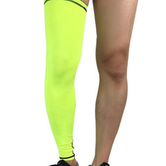 Genouillères de sport de basket-ball en plein air, équipement de course à pied, collants de protection longs et respirants, taille L