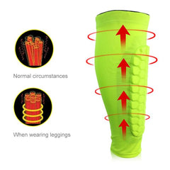 Leggings anti-collision pour football, basket-ball, équitation, alpinisme, protection des chevilles, chaussettes pour mollets, équipement de protection, taille : M