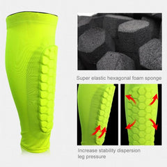 Protective Compression Leggings for Sports - Lightweight Anti-Collision Calf Sleeve for Basketball, Cycling, and Outdoor Activities, Size M