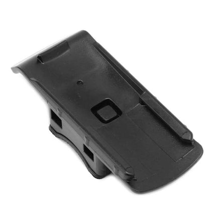 Bike Base Bicycle GPS Holder Stand For Garmin eTrex - black plastic clip-on mount for bike tube under 40mm, secure eTrex navigation holder