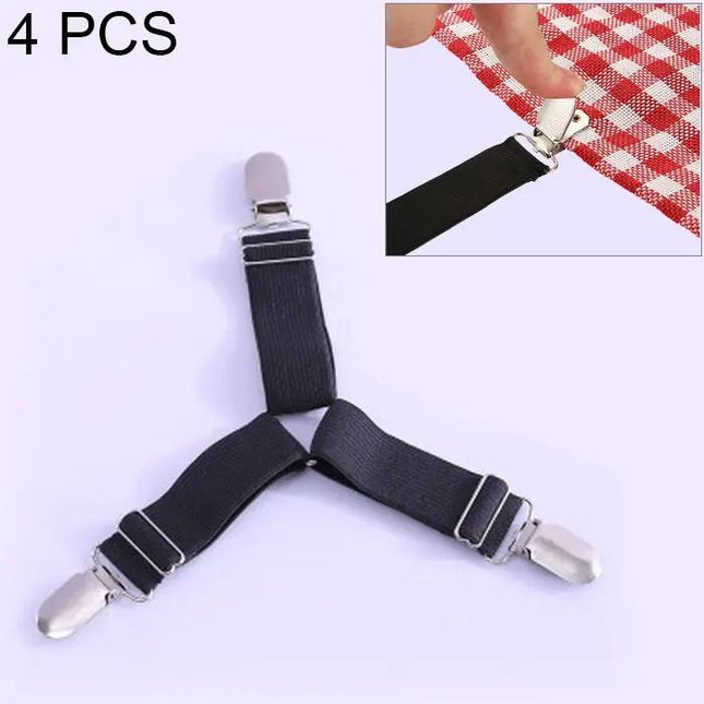 4 Pack Adjustable Clips For Bedspread, Tablecloth, Curtain, Sofa Cover
