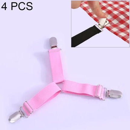 4 Pack Adjustable Clips For Bedspread, Tablecloth, Curtain, Sofa Cover