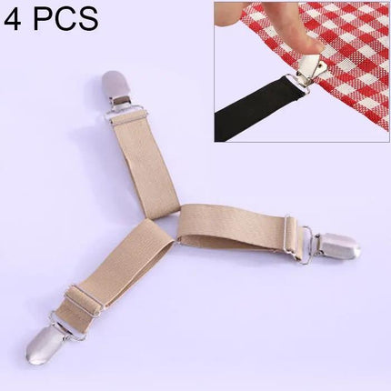 4 Pack Adjustable Clips For Bedspread, Tablecloth, Curtain, Sofa Cover