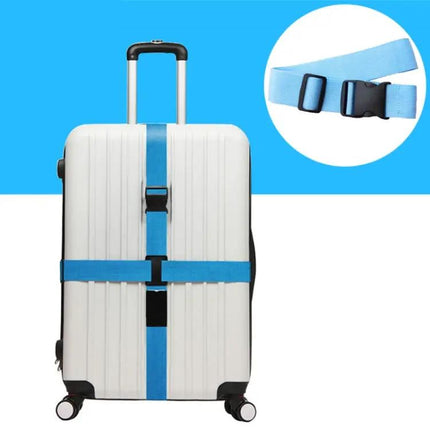 Rainbow Elastic Telescopic Luggage Strap Adjustable 34 Inch