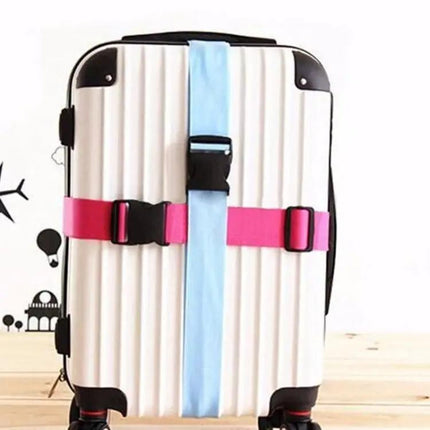 Rainbow Elastic Telescopic Luggage Strap Adjustable 34 Inch