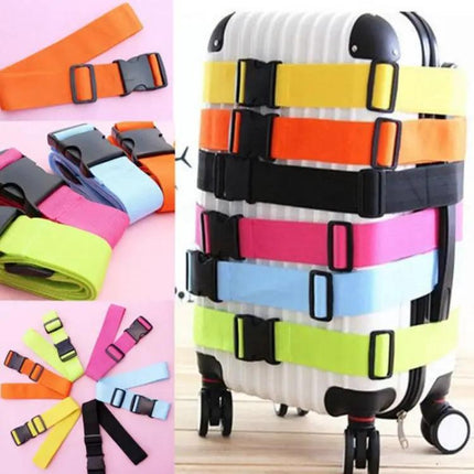 Rainbow Elastic Telescopic Luggage Strap Adjustable 34 Inch