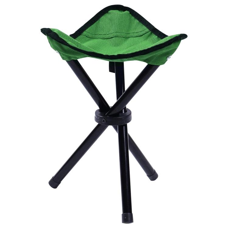 Taburete plegable triangular portátil para actividades al aire libre: carga máxima de 100 kg, tamaño compacto 22 x 22 x 31 cm