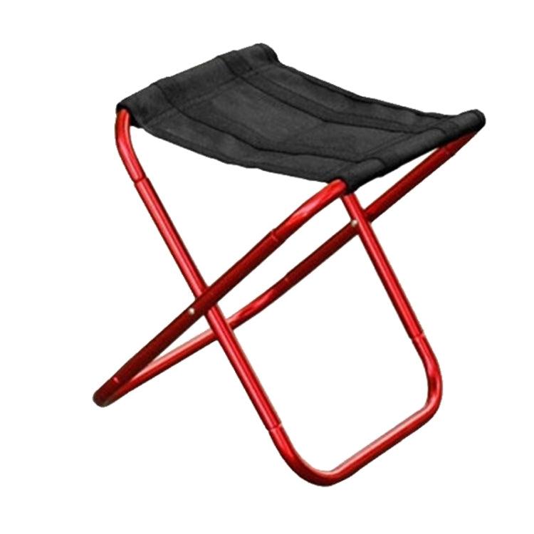 Compact Outdoor Folding Stool with Aluminum Frame and Waterproof Oxford Cloth