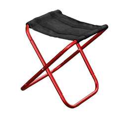 Compact Outdoor Folding Stool with Aluminum Frame and Waterproof Oxford Cloth