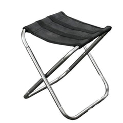 Compact Outdoor Folding Stool with Aluminum Frame and Waterproof Oxford Cloth