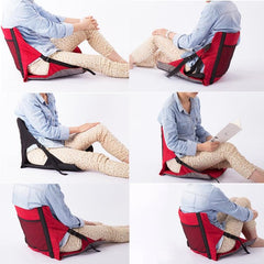 Compact Portable Outdoor Seat Cushion with Back Support - 78x40x2cm