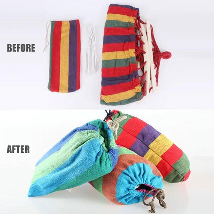 Outdoor Canvas Hammock 185x80 cm For Beach And Backyard Lounging | Syndmart