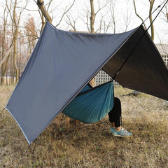 Tienda de campaña impermeable y anti-UV con bolsa de almacenamiento - Toldo de protección solar para playa, tamaño: 2,8 x 3,6 m