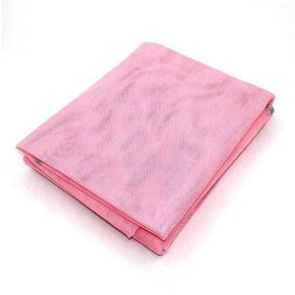 Sand Free Mat 2x2m Outdoor Picnic Beach Cushion For Outdoor Fun - folded pink sand-free 2x2m outdoor picnic beach cushion