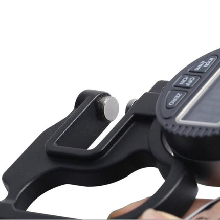 Digital Micrometer Gauge for Measuring Soft Material Thickness handheld black ABS/aluminum shell measuring leather paper film sponge with digital display