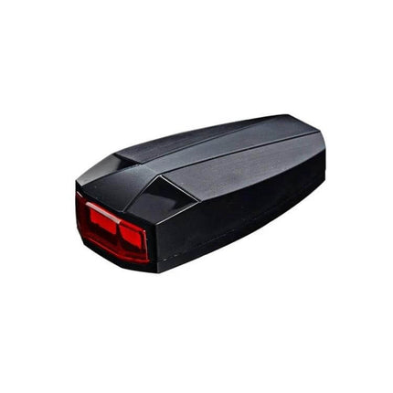 USB Rechargeable Smart COB LED Bicycle Taillight IP65 Waterproof - compact black rear light with red COB lens for commuting and wet-weather rides