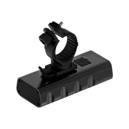 BX3 USB Charging Bicycle Front Handlebar Light for Night Riding - compact black USB rechargeable front bike light with silicone 360° rotating mount
