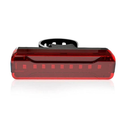 BX3 USB Charging Bicycle Front Handlebar Light for Night Riding compact red USB-rechargeable front handlebar light with silicone mount and 360° bracket
