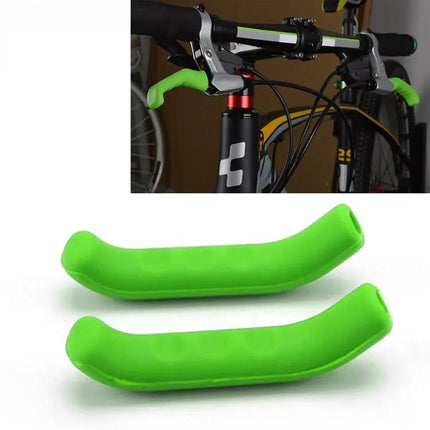 Universal Bicycle Brake Silicone Covers Red For Better Grip