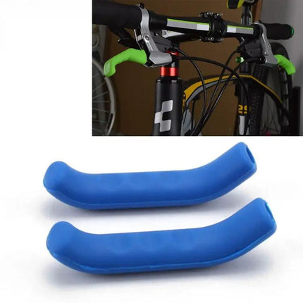 Universal Bicycle Brake Silicone Covers Red For Better Grip