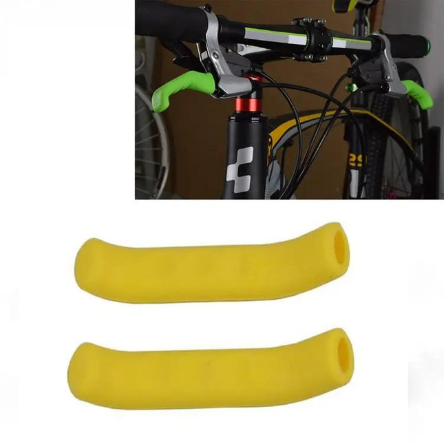 Universal Bicycle Brake Silicone Covers Red For Better Grip