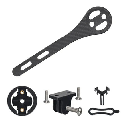 Carbon Fiber Bike Computer Mount For Road Bikes Matte
