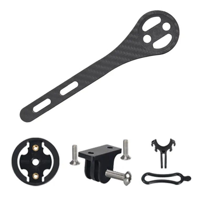 Carbon Fiber Bike Computer Mount For Road Bikes Matte | Syndmart