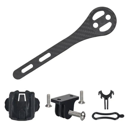 Carbon Fiber Bike Computer Mount For Road Bikes Matte