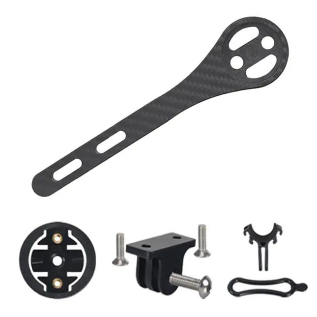 Carbon Fiber Bike Computer Mount For Road Bikes Matte