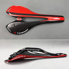 Premium 3K Carbon Fiber Ergonomic Hollow Road Bike Saddle for Optimal Comfort and Performance