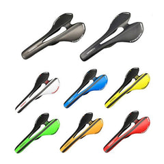 Premium 3K Carbon Fiber Ergonomic Hollow Road Bike Saddle for Optimal Comfort and Performance