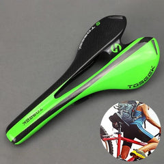 Premium 3K Carbon Fiber Ergonomic Hollow Road Bike Saddle for Optimal Comfort and Performance