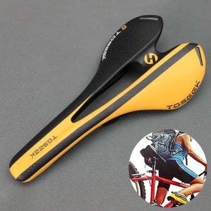 Toseek Carbon Fiber Road Bike Saddle For Daily Commuting | Syndmart