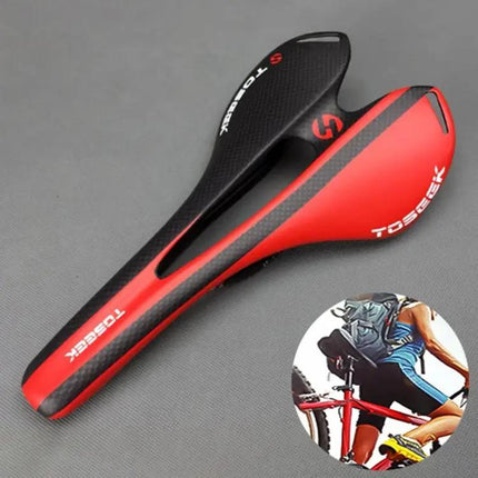 Toseek Carbon Fiber Road Bike Saddle For Daily Commuting | Syndmart