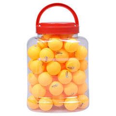 REGAIL 60-Piece Celluloid Table Tennis Training Balls with Portable Bucket