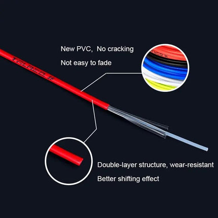 7 In 1 Universal PVC Bicycle Cable Tube Set For All Bikes | Syndmart