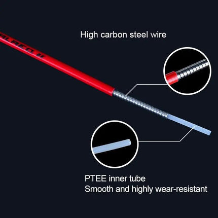 7 In 1 Universal PVC Bicycle Cable Tube Set For All Bikes | Syndmart
