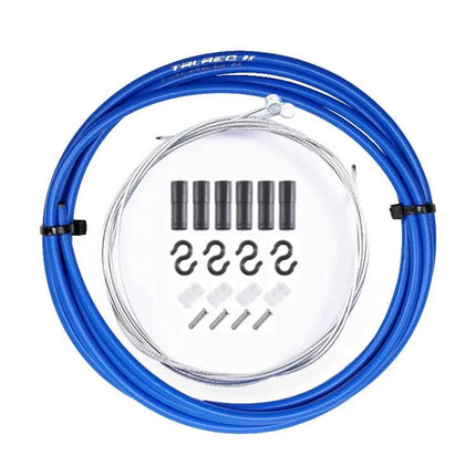 7 In 1 Cylindrical Head PVC Brake Cable Tube Set For Mountain Bike